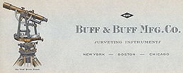 #UPaper139.5 - Group of 12 Buff & Buff Surveying Instruments Letters - Detailed Telescope Pictured