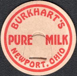 #DC250 - Burkhart's Pure Milk Bottle Cap - ...