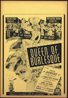 #PINUP054 - Movie Poster/Broadside from the 1946 "Queen of Burlesque" Movie