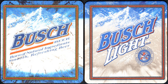 #SP090 - Large Thick Busch Beer Coaster