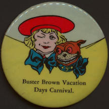 #CH347 - Buster Brown Vacation Day Carnival Pocket Mirror