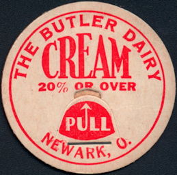#DC201 - The Butler Dairy Cream Milk Bottle Cap