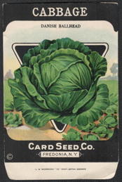#CE181 - Danish Ballhead Cabbage Seed Packet - Card Seed Co.