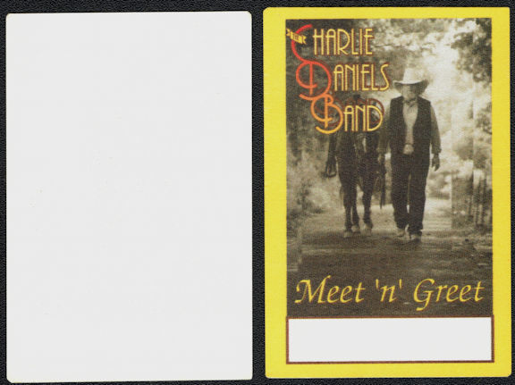##MUSICBP0737 - Group of 12 1990s The Charlie Daniels Band Cloth OTTO Cloth Backstage Passes