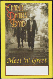 ##MUSICBP0737 - Group of 12 1990s The Charlie Daniels Band Cloth OTTO Cloth Backstage Passes