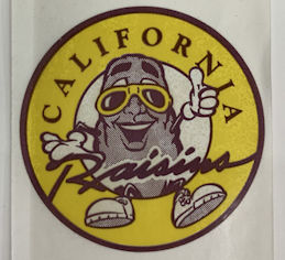 #CH458  - California Raisins Sticker