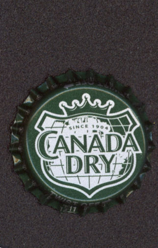 #BF099 - Group of 10 Canada Dry Plastic Lined Soda Caps