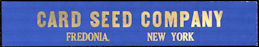 #SIGN238 - Large Card Seed Company Sign for Seed Pack Display