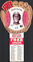 #BESports133 - 1977 Pepsi Glove Disc Carton Insert Featuring Hall of Famer Carlton Fisk