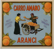 #ZLC240 - Carro Amano Orange Crate Label