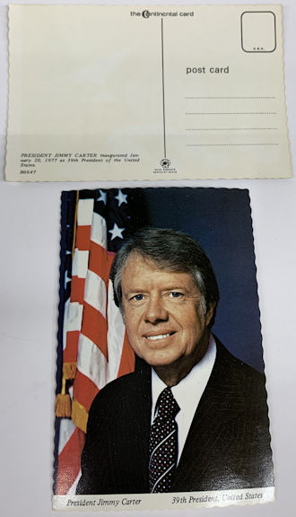 #PL372 - Jimmy Carter Postcard Celebrating the 1977 Inauguration