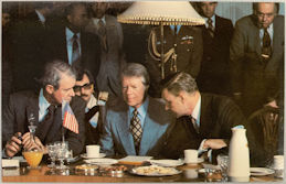 #PL395 - Jimmy Carter Postcard  - National Security Council Meeting