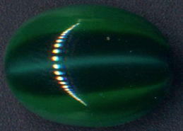 #BEADS0829 - Green Cat Eye Cabochon