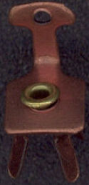 #BEADSC0246 - Copper Plated Swiveling Chair Charm