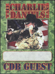 ##MUSICBP0788 - Group of 12 2010 The Charlie Daniels Band Cloth OTTO Cloth Backstage Passes