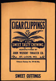 #TOP029 - Cigar Clippings for Sweet Tasting Chewing Tobacco Bag - John Weisert