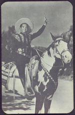 #CH232 - Cisco Kid (Duncan Reynaldo) Western Postcard