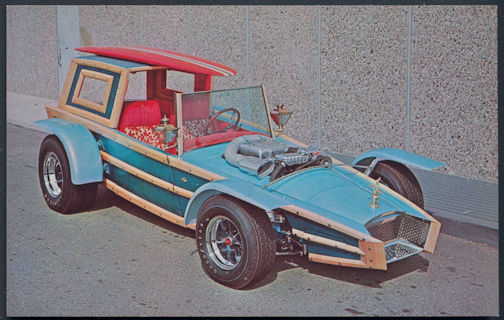 #BGTransport503 - 1960s Calico Surfer Postcard Print - George Barris - As low as $1.50 each