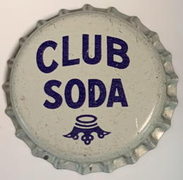 #BF336 - Group of 10 Cork Lined Club Soda Bottle Caps