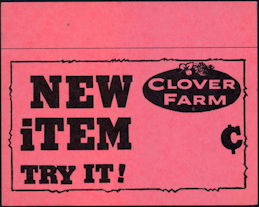 #SIGN210 - Small Clover Farm Carboard Produce Sign