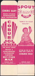 #DA094 - Coburg Dairy Milk Carton with Baby and Deco Design