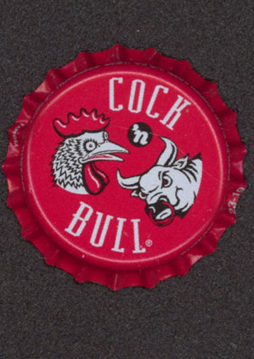 #BF100 - Group of 10 Cock 'n Bull Plastic Lined Soda Caps