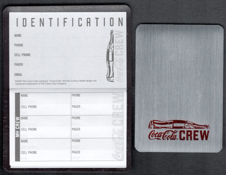 #CC414 - Coca Cola Magnetic Phone Book
