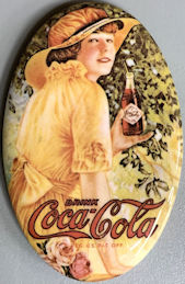 #CC398 - Coca Cola Advertising Mirror from 1973