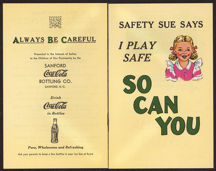 #CC264.5 - Group of 12 Coca Cola Giveaway Booklets with Safety Sue