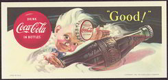 #CC215 - 1953 Coca Cola Blotter with Sprite Boy