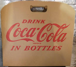 #CC292 - Large Coca Cola Carboard Stadium Seat