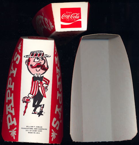 #CC334 - Pappy's Hot Dog Holder with Coca Cola Advertising - As low as $1 each