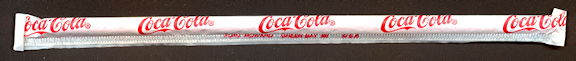 #CC353 - Coca Cola Straw - Enjoy Coca Cola Logo