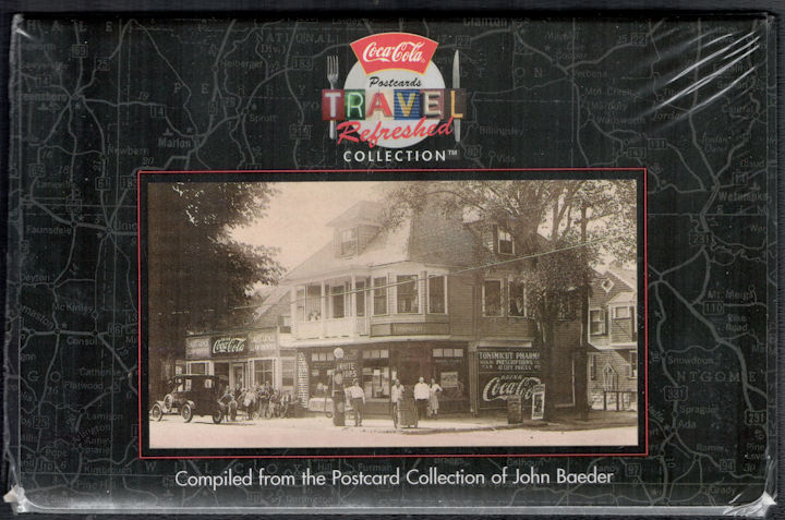 #CC412 - Group of 2 John Baeder Coca Cola Postcard Collections (12 postcards in each)