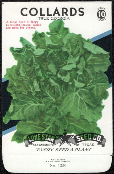 #CE55 - True Georgia Collars Lone Star 10¢ Seed Pack - As Low As 50¢ each