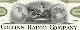 #ZZStock048 - Collins Radio Company Stock Certi...