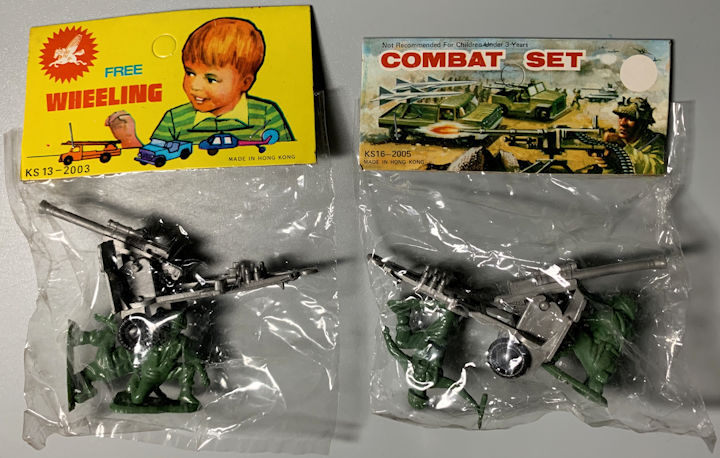 #TY869 - Pair of Toy Combat Sets in Original Packaging