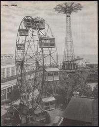 #UPaper237 - Group of 3 Coney Island Jumbo Postcards - Ferris Wheel