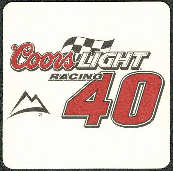 #SP097 - Coors LIght Racing 40 Beer Coaster