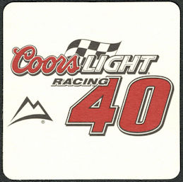#SP097 - Coors LIght Racing 40 Beer Coaster