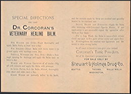 #UPaper154 - Direction Sheet for Dr. Corcoran's Veterinary Healing Balm
