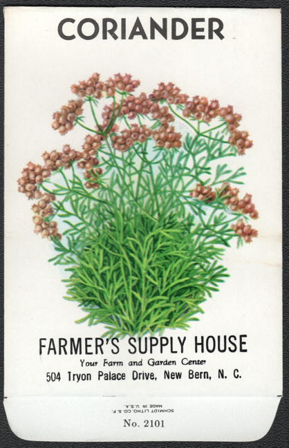 #CE203 - Coriander Seed Packet - Farmer's Supply House