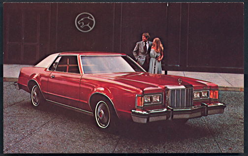 #BGTransport508 - 1979 Mercury Cougar 2-Door Sedan Advertising Postcard