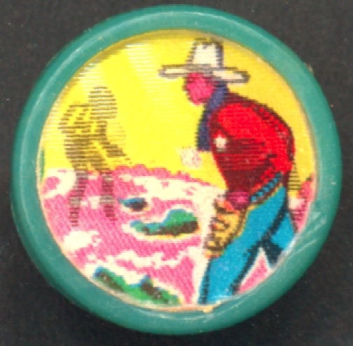 #TY737 - Flicker Action Ring with Cowboy Drawing His Gun