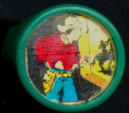#TY738 - Flicker Action Ring with Cowboy with a...