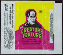 #Cards236 - 1980 Creature Feature Waxed Trading Card Wrapper