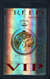 ##MUSICBP0500 - Creed OTTO Laminated VIP Backstage Pass from the Full Circle Tour