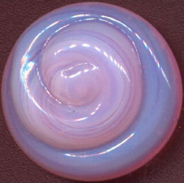 #BEADS0809 - Large 20mm Rose Colored Spiral Cab...