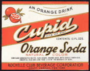 #ZLS169 - Cupid Orange Soda Bottle Label
