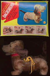 #TY612 - Large Battery Operated Dachshund Toy in Original Box